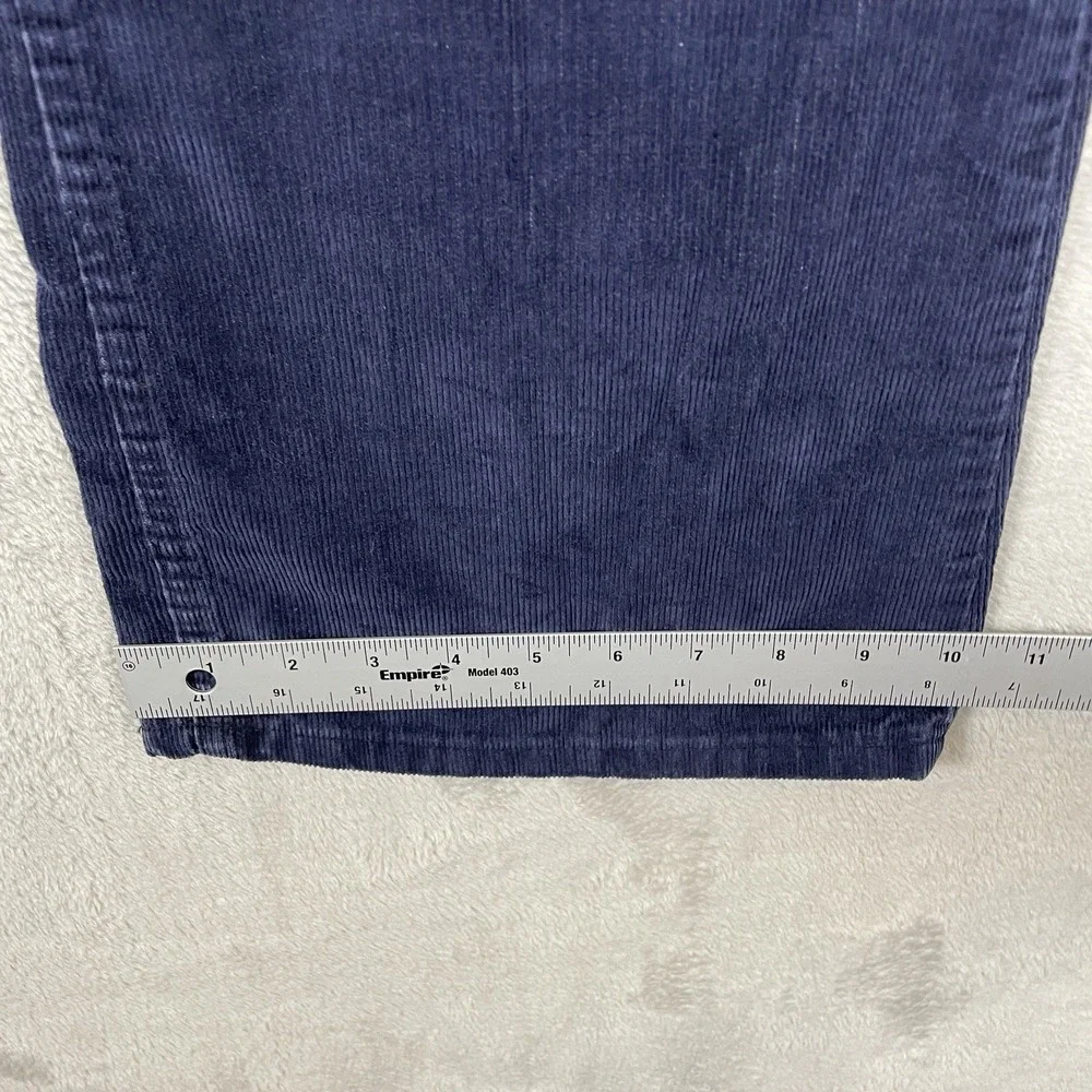 Vtg Levis 646 Bell Bottom Pants Mens 36x28 Corduroy Navy Blue 70s TALON *read*